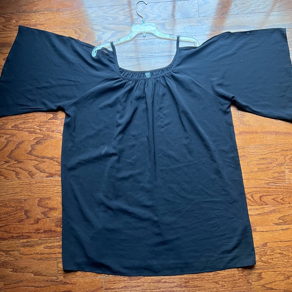 SHEIN Black Off-Shoulder Blouse Size 0XL